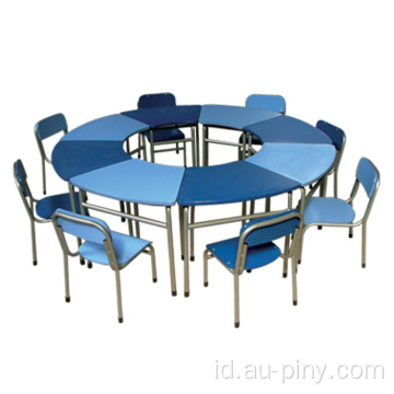 Meja dan kursi bundar anak